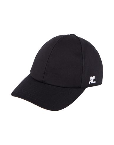 Courrèges Woman Hat Black Size M Cotton