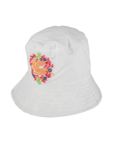 Etro Toddler Girl Hat White Size 6 Cotton, Linen, Elastane In White