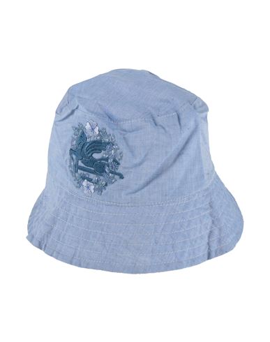 Etro Reversible Cotton-blend Bucket Hat In Blue
