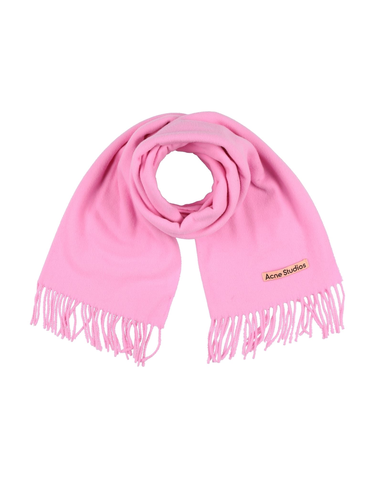 お値下げ】acne studios 大判マフラー ストール ベージュ×ピンク