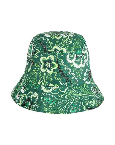 Etro Toddler Boy Hat Green Size 6 Cotton, Polyester, Acrylic In Blue