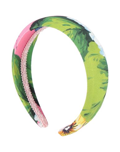 Dolce & Gabbana Toddler Girl Hair Accessory Green Size - Viscose, Elastane, Plastic, Polyurethane, C In Green