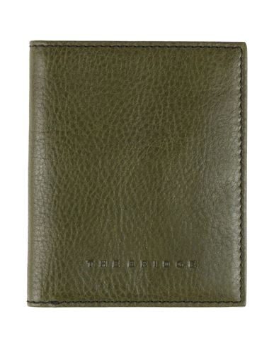 The Bridge Man Wallet Military Green Size - Cow Leather