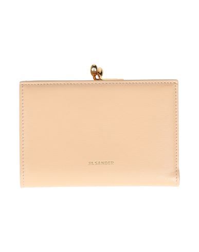 Jil Sander Woman Wallet Blush Size - Leather In Gold
