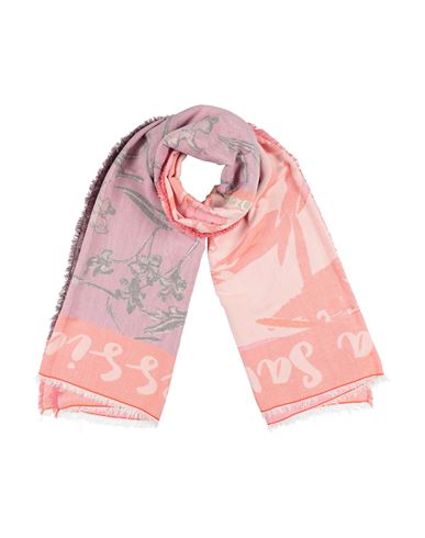 Alessia Santi Woman Scarf Red Size - Cotton, Viscose, Metallic Fiber In Red