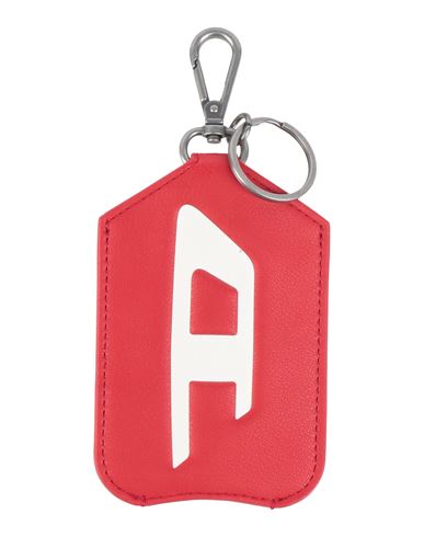 Diesel Man Key Ring Red Size - Leather In Red