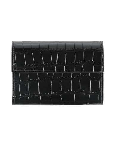 Maje Woman Wallet Black Size - Cowhide In Black