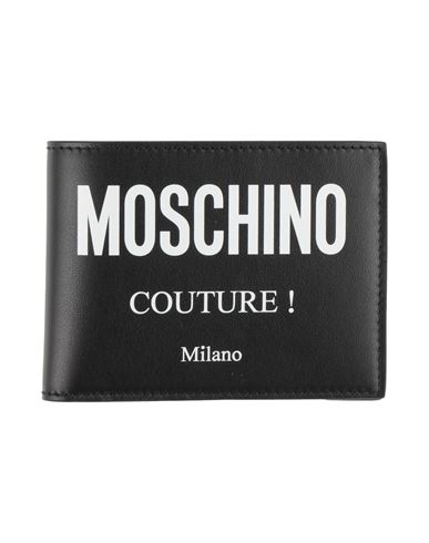 Moschino Couture Woman Wallet Black Size - Leather In Black