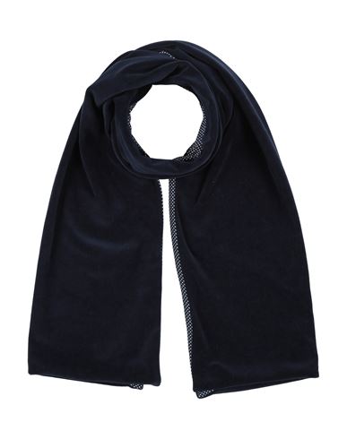 Phine Woman Scarf Midnight Blue Size - Cotton, Silk, Wool