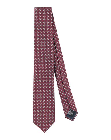 Giorgio Armani Man Ties & Bow Ties Burgundy Size - Silk In Brown