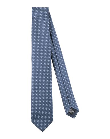 Giorgio Armani Man Ties & Bow Ties Blue Size - Silk In Blue