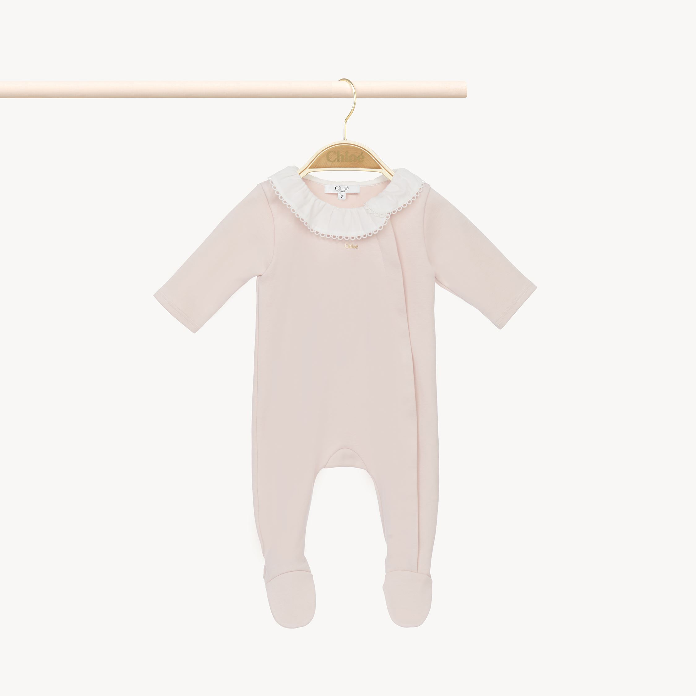 Chloé Baby Gift Set Pink Size 3-6 100% Cotton In Pink