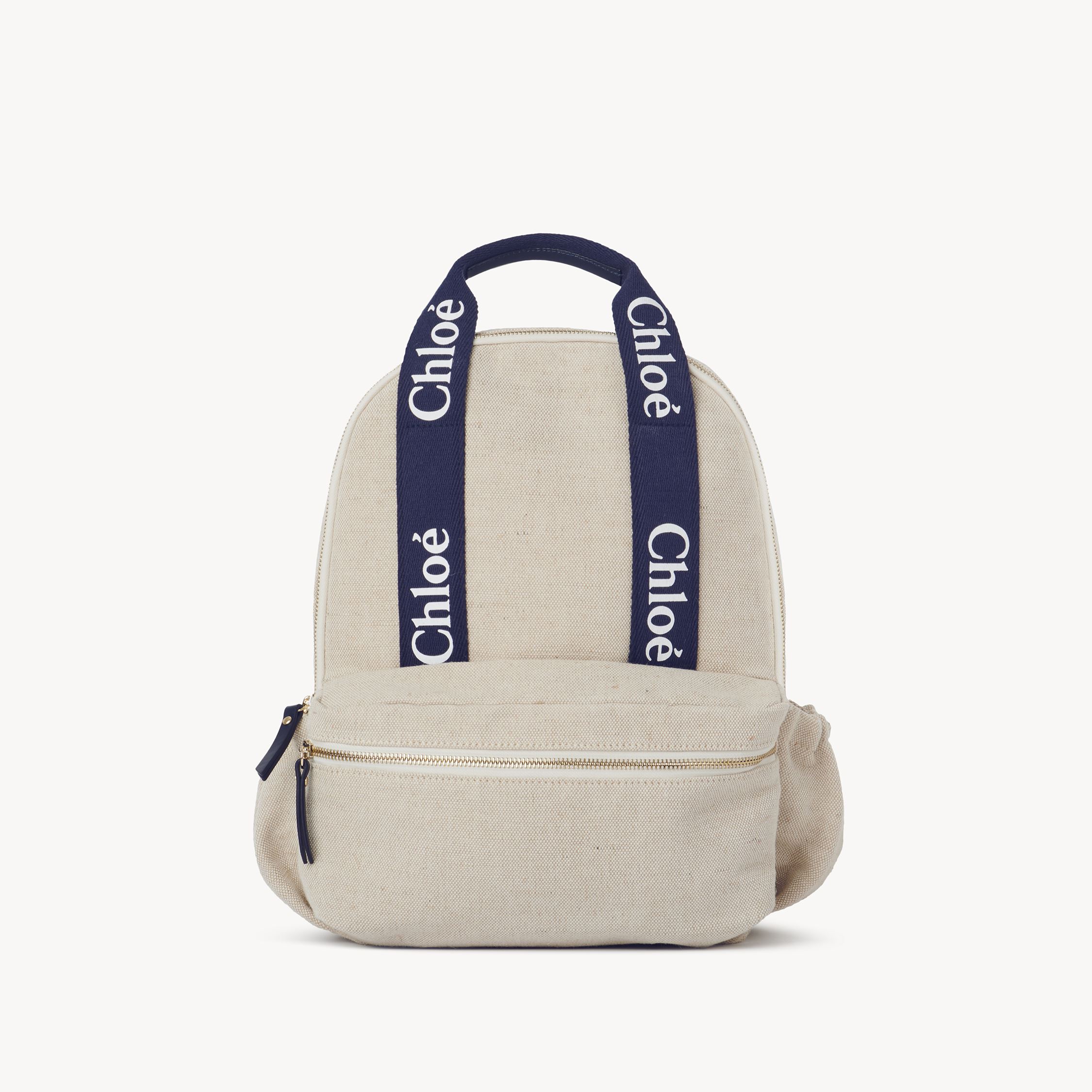 Chloé Sac À Dos  Femme Rose Taille Onesize 56% Jute, 27% Coton, 14% Viscose, 3% Lyocell In Pink