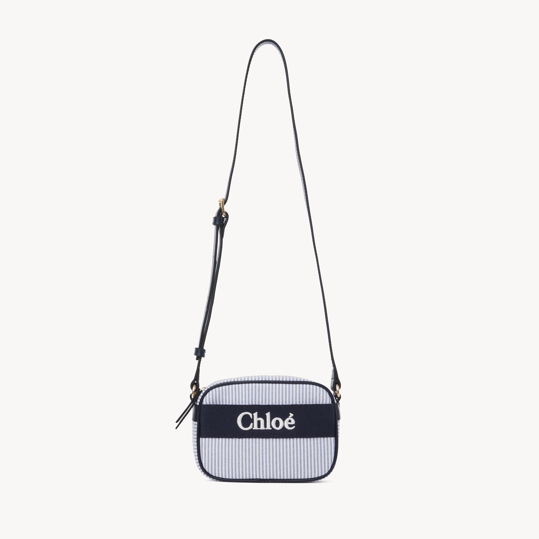 CHLOÉ CHLOÉ SHOULDER BAG BLUE SIZE ONESIZE 79% POLYESTER, 21% COTTON, BOVINE LEATHER 