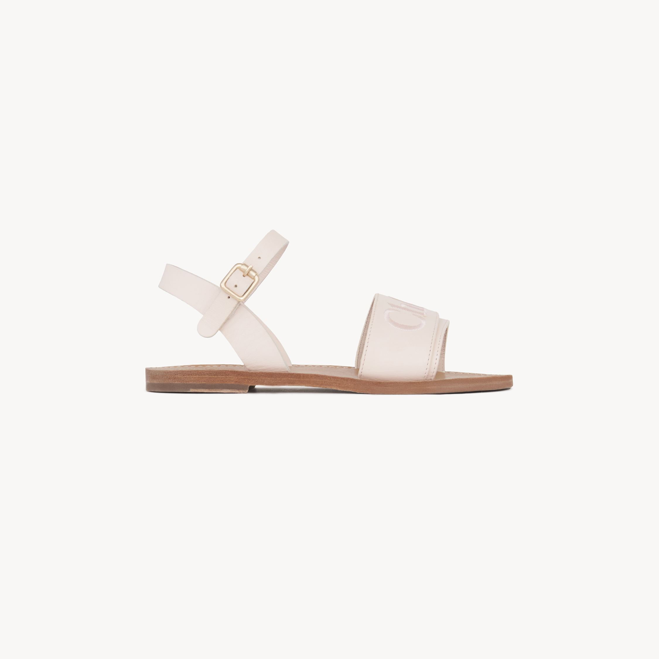 Chloé Sandals Pink Size 11c 100% Bovine Leather In Pink