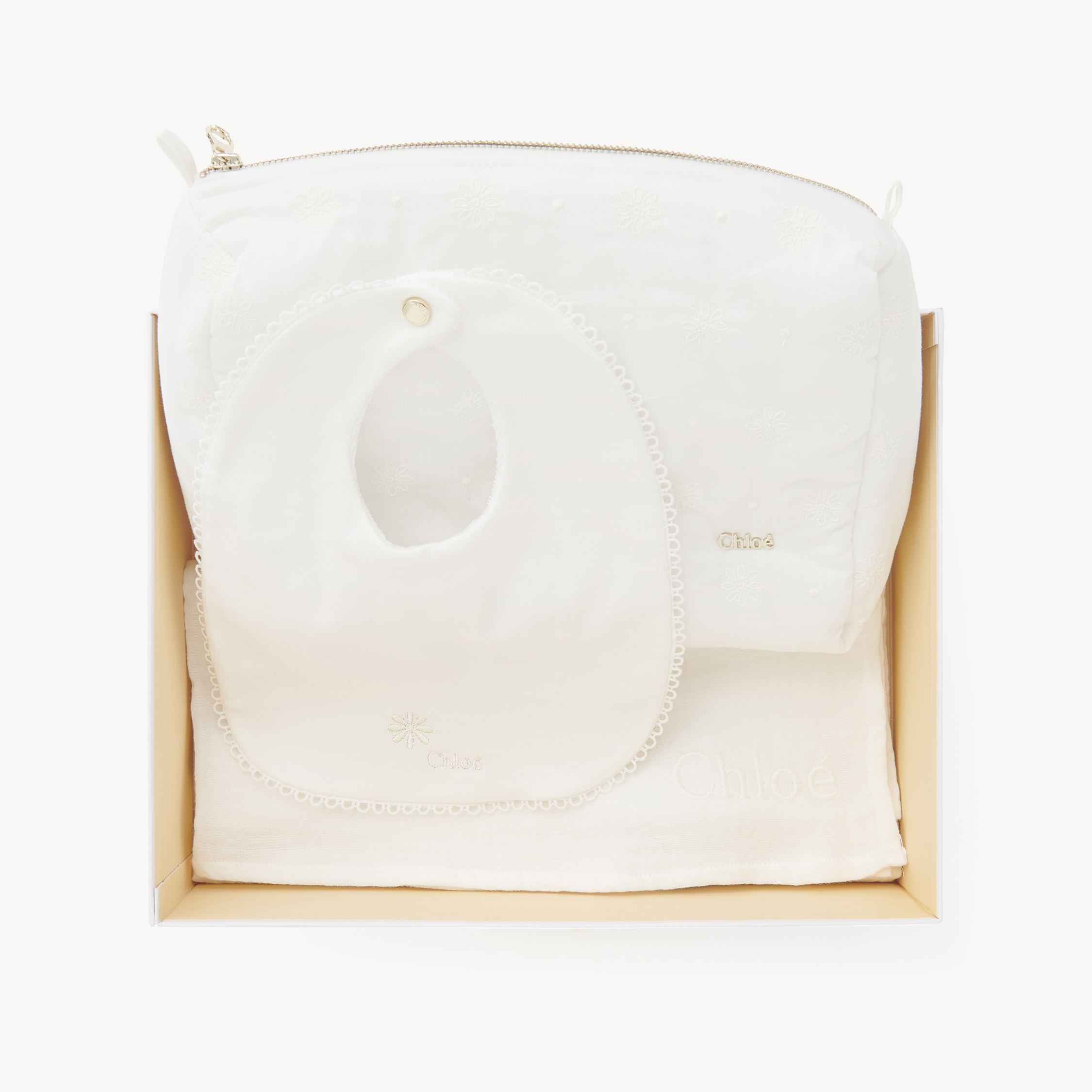 Chloé Newborn Gift Set White Size Onesize 100% Cotton In White