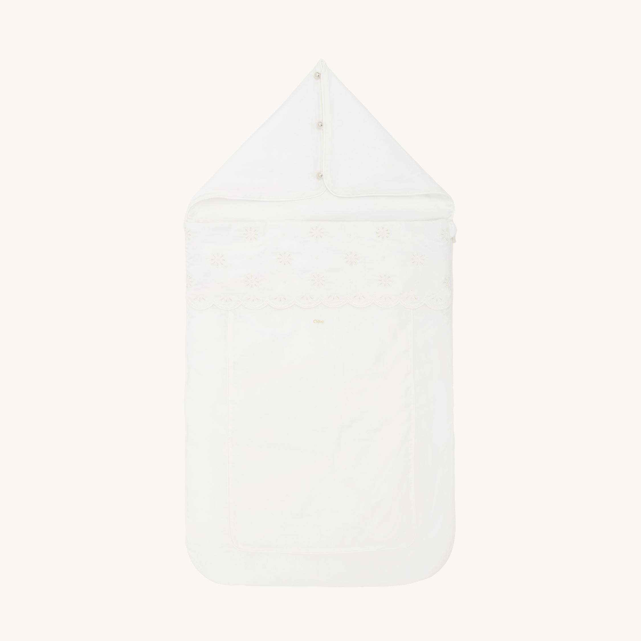 Chloé Baby Sleeping Bag White Size Onesize 100% Cotton In White