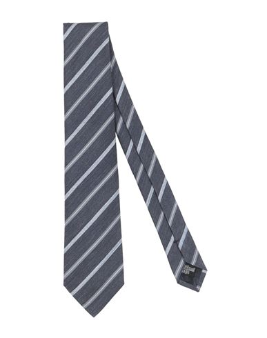 Emporio Armani Man Ties & Bow Ties Slate Blue Size - Silk In Blue