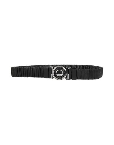 Karl Lagerfeld Woman Belt Black Size 38 Cow Leather In Black