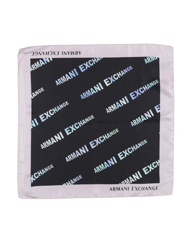 Armani Exchange Woman Scarf Black Size - Silk In Black