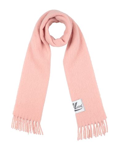 Marni Woman Scarf Blush Size - Alpaca Wool, Polyamide In Brown