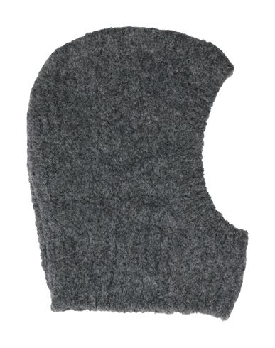 Douuod Toddler Girl Hat Charcoal Size 4 Acrylic, Wool, Polyamide, Alpaca Wool, Elastane In Grey