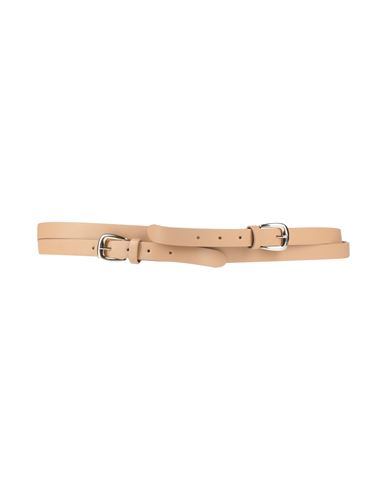 Erika Cavallini Woman Belt Camel Size S Leather