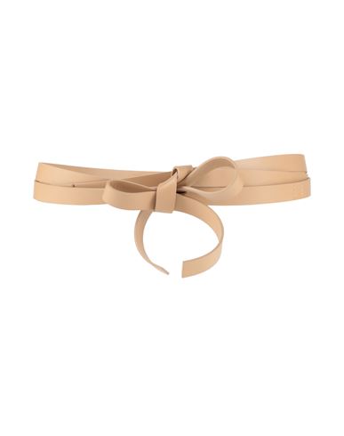 Erika Cavallini Woman Belt Sand Size Onesize Leather