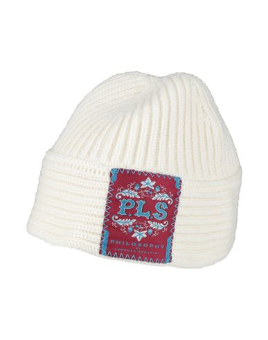 Philosophy Di Lorenzo Serafini Woman Hat Ivory Size M Virgin Wool In White