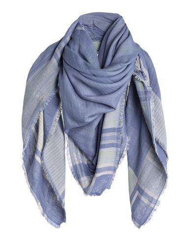Tommy Hilfiger Woman Scarf Slate Blue Size - Modal, Cotton