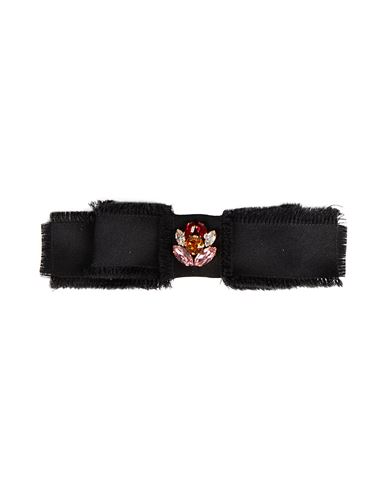Dolce & Gabbana Toddler Girl Hair Accessory Black Size - Textile Fibers In Black