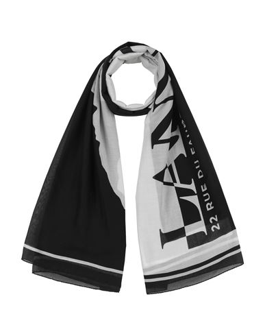 Lanvin Woman Scarf Black Size - Silk