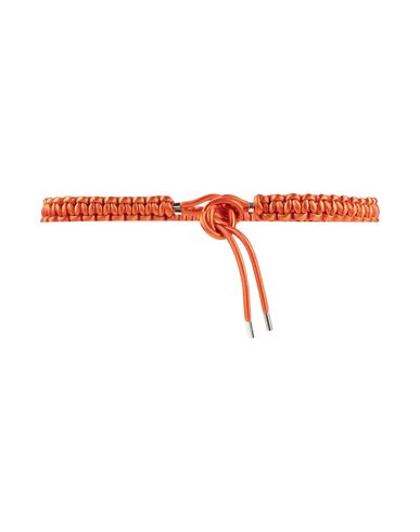 Isabel Marant Woman Belt Orange Size 34 Nylon, Brass