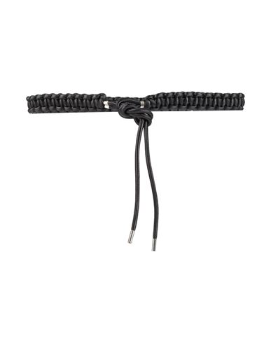 Isabel Marant Woman Belt Black Size 34 Nylon, Brass