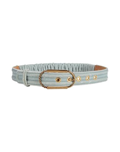 ELISABETTA FRANCHI ELISABETTA FRANCHI WOMAN BELT LIGHT GREEN SIZE 4 POLYESTER 