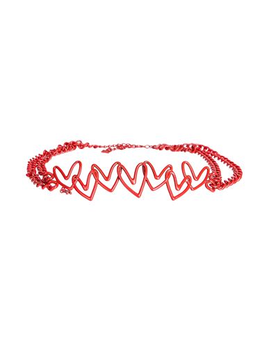 ELISABETTA FRANCHI ELISABETTA FRANCHI WOMAN BELT RED SIZE ONESIZE METAL 