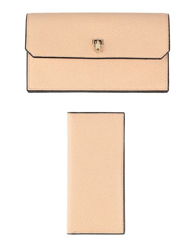Valextra Woman Wallet Blush Size - Calfskin In Pink