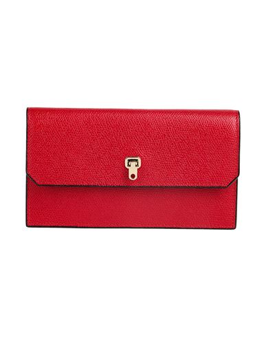 Valextra Woman Wallet Red Size - Calfskin In Red