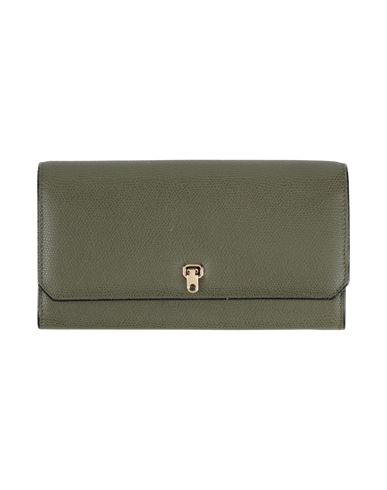 Valextra Woman Wallet Military Green Size - Calfskin