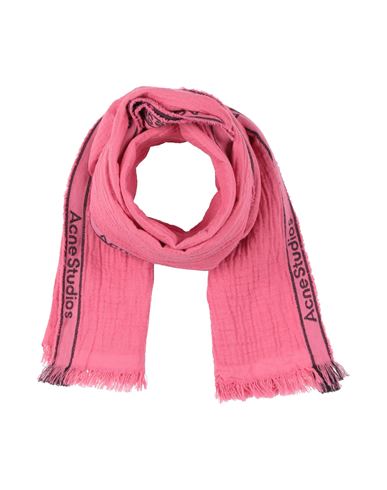 Acne Studios Man Scarf Pink Size - Cotton, Linen