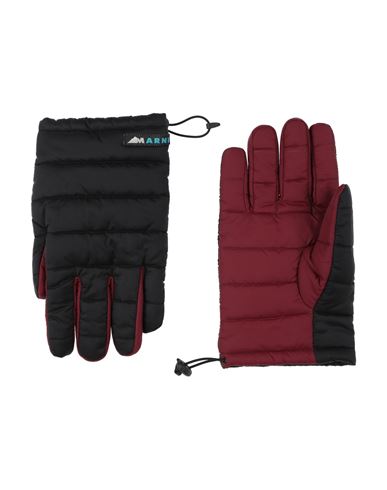 Marni Man Gloves Black Size L Polyamide, Polyurethane In Black