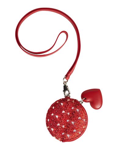 Missoni Woman Coin Purse Red Size - Viscose, Leather