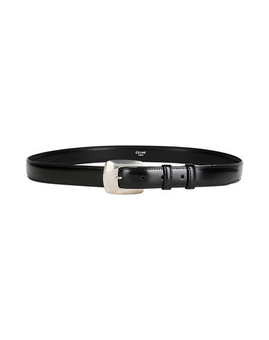 Celine Man Belt Black Size 38 Calfskin