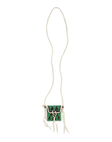 Kapital Woman Crossbody Wallet Off White Size - Leather