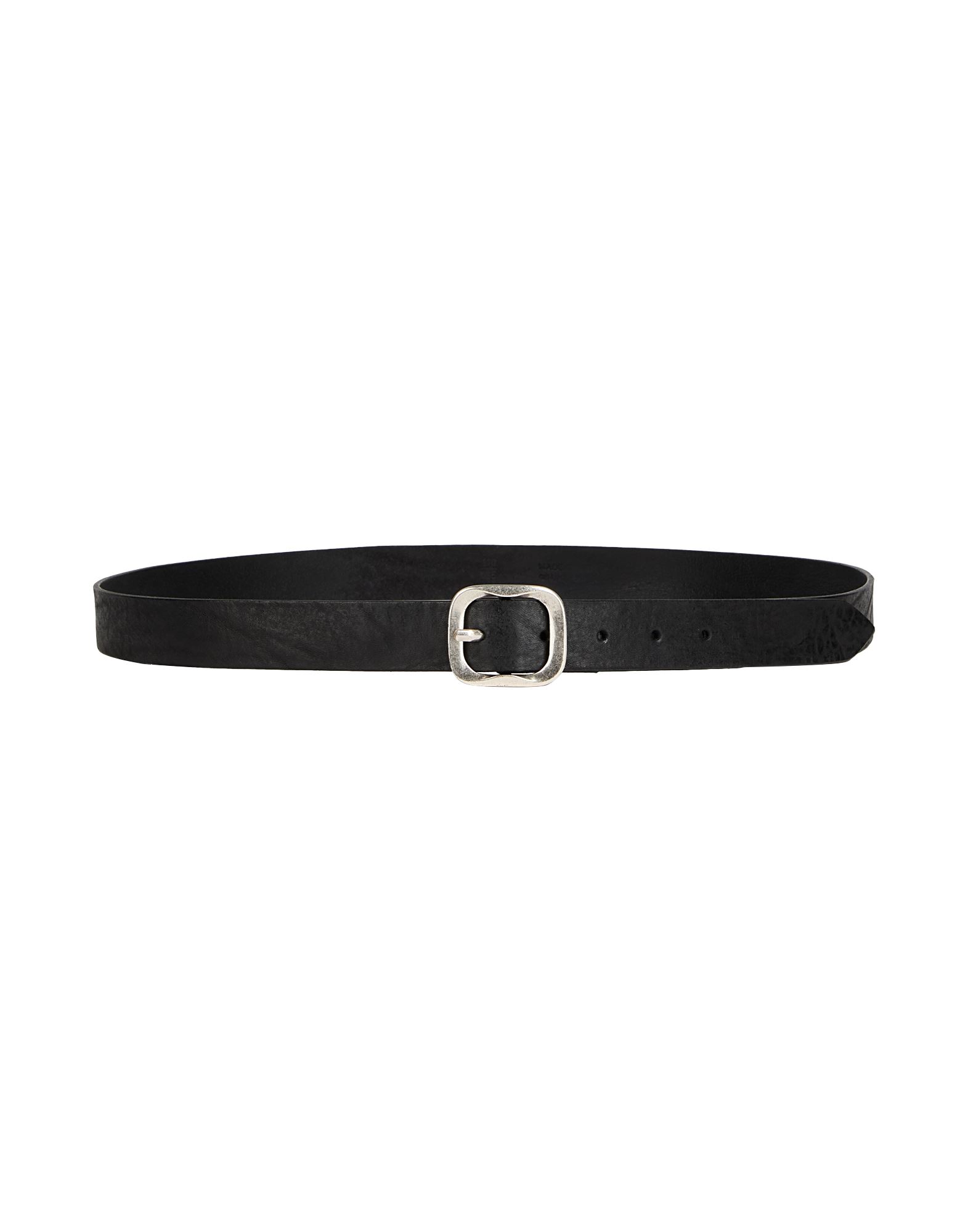 ストレッチ素材 黒 ベルト D字型バックル 中古品（☆miu miu