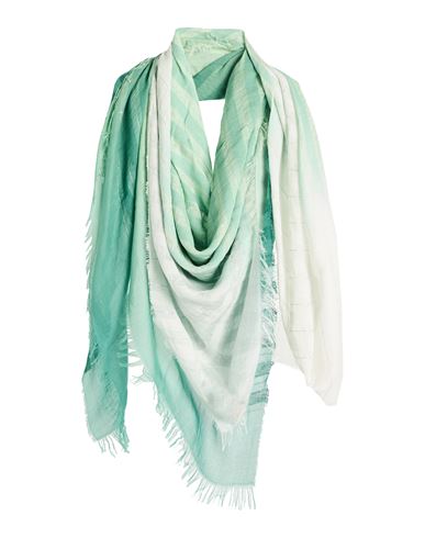 LES COPAINS LES COPAINS WOMAN SCARF LIGHT GREEN SIZE - MODAL, HEMP, COTTON, POLYESTER 