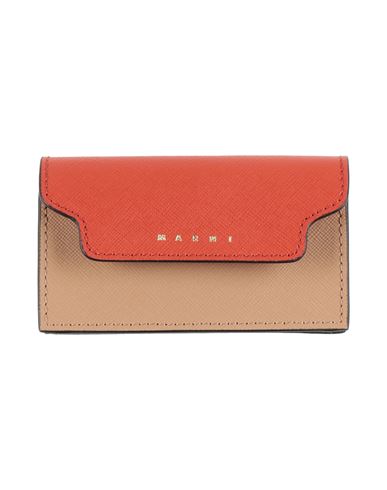 Marni Woman Coin Purse Rust Size - Cow Leather