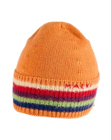 Marni Man Hat Orange Size L Wool, Cashmere, Mohair Wool, Polyamide