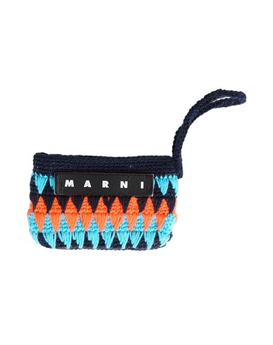 Marni Woman Coin Purse Sky Blue Size - Acrylic, Cotton, Polypropylene