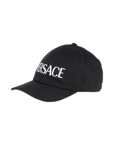 Versace Logo Cap In Black